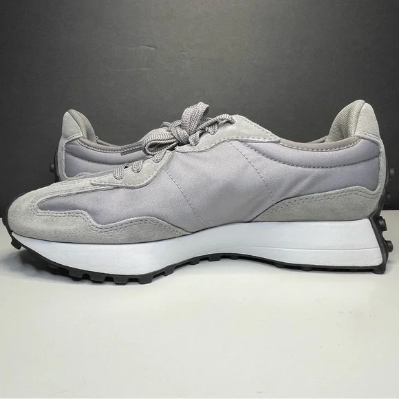 New Balance Gray and White Athletic Shoes - Picture 4 of 8